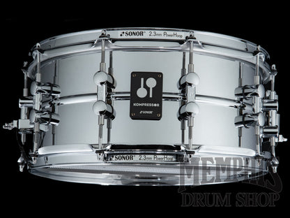 Sonor 14x6.5 Kompressor Series Chrome Plated Steel Snare Drum