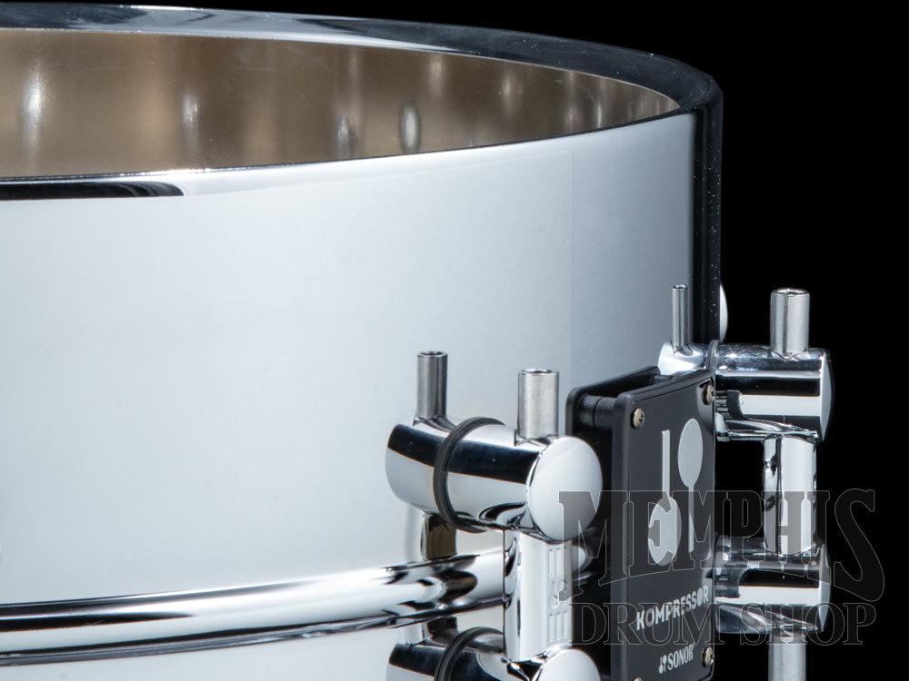 Sonor 14x6.5 Kompressor Series Chrome Plated Steel Snare Drum