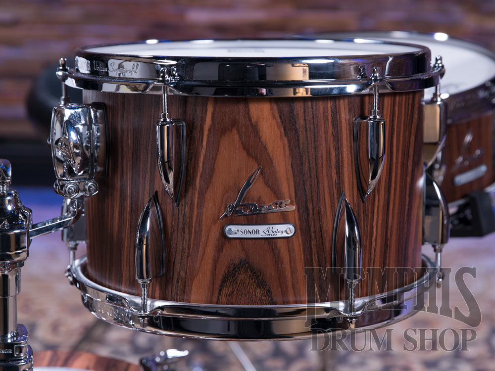 Sonor Vintage Series Drum Set 18/12/14 with Tom Mount - Rosewood Semi Gloss