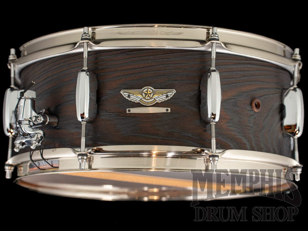 Tama 14x6 Star Reserve Solid Japanese Cedar Snare Drum - Burnt Oiled Cedar