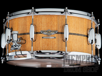 Tama 14x6.5 Star Reserve Stave Ash Snare Drum - Oiled Amber Ash