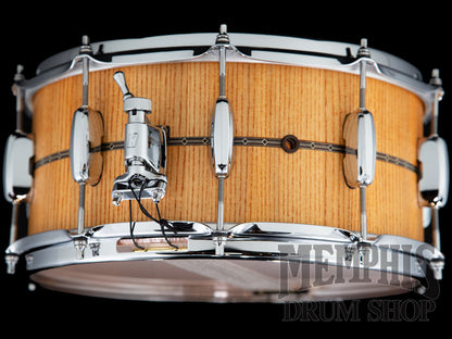 Tama 14x6.5 Star Reserve Stave Ash Snare Drum - Oiled Amber Ash