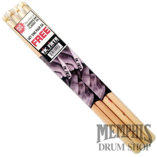 Vic Firth American Classic 5A Drumsticks Buy 3 Get 1 Free