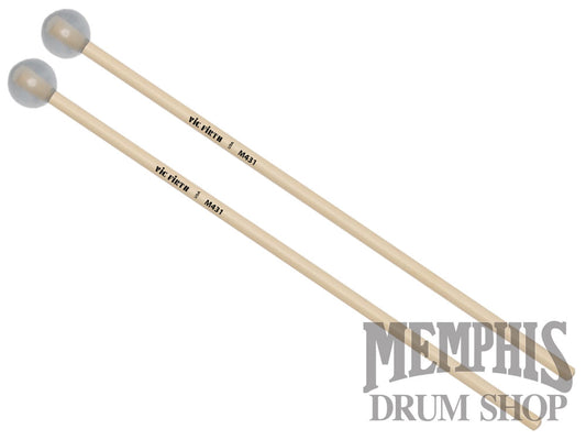 Vic Firth Articulate Series Xylophone Bells Glockenspiel Mallets - 1 1/8" Lexan, Round M431