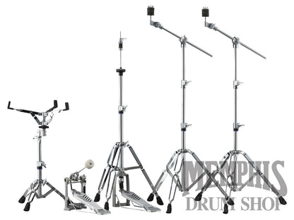 Yamaha Stage Custom Birch Drum Set 20/10/12/14/14 - Classic White with 680W Hardware Pack