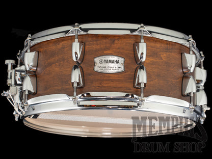 Yamaha 14x5.5 Tour Custom Maple Snare Drum - Chocolate Satin