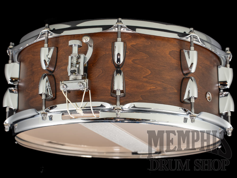 Yamaha 14x5.5 Tour Custom Maple Snare Drum - Chocolate Satin