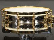 Craviotto 14x5.5 20th Anniversary Nickel Over Brass AK Snare Drum