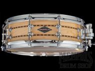 Craviotto 14x4.5 Custom Shop Maple Snare Drum with Dual Walnut Inlay