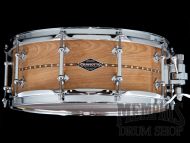 Craviotto 14x5.5 Custom Shop Red Birch Snare Drum with Walnut Inlay