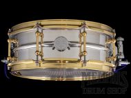 Dunnett Classic 14x5.5 Model 2N Modelling Aluminum Snare Drum with Brass Hardware