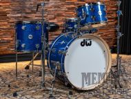 DW Collector's Series Ultra Flyer Maple Drum Set 20/12/14/14 - Blue Glass