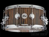 DW 14x6.5 Collector's Series Exotic 333 Maple Snare Drum - Ziricote Pinstripe