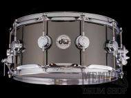 DW 14x6.5 Collector's Series Black Nickel Over Brass Snare Drum