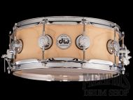 DW 14x5 Collector's Series Maple VLT Snare Drum - Natural Satin Oil