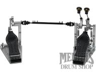 DW MFG Series Machined Direct Drive Double Bass Drum Pedal with Bag - Black Edition