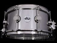DW 13x6.5 Collector's Series Stainless Steel Snare Drum with Nickel Hardware