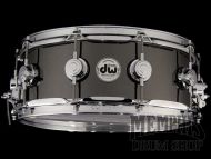 DW 14x5.5 Collector's Series Black Nickel Over Brass Snare Drum