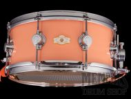 George H. Way 14x6.5 Aristocrat Studio Model Snare Drum - Coral