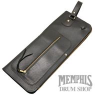 Glenn Cronkhite Drum Stick Bag - Smooth Black Leather