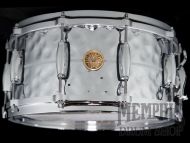 Gretsch 14x6.5 USA Custom Hammered Chrome Over Brass Snare Drum