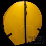 Humes & Berg 32" Enduro Gong Case with Pro Lining - Yellow