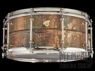 Joyful Noise 14x6.5 Copper Verdigris Blackbird Studio Model Snare Drum