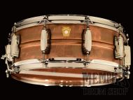 Ludwig 14x5 Raw Copperphonic Snare Drum