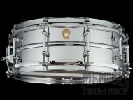 Ludwig 14x5 Chrome Over Brass Snare Drum with Tube Lugs