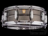 Ludwig 14x5 Black Beauty Hammered Snare Drum