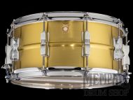 Ludwig 14x6.5 Acro Brass Snare Drum with P86C Throw-Off