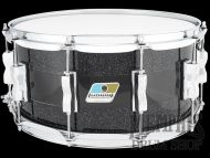 Ludwig 14x6.5 Vistalite VL50 Snare Drum - Black Sparkle Smoke