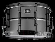 Ludwig 14x8 Universal Black Brass Snare Drum with Black Hardware