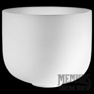 Meinl 11" Crystal Singing Bowl White-frosted, Note F, Heart Chakra