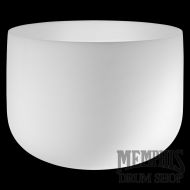 Meinl 14" Crystal Singing Bowl White-frosted, Note C, Root Chakra