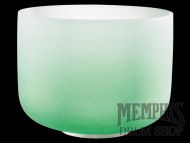 Meinl 11" Crystal Singing Bowl Color-frosted, Note F, Heart Chakra