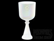Meinl 5.5" Crystal Singing Chalice, Note A, Creamy, Brow Chakra