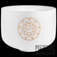 Meinl 10" Solfeggio Crystal Singing Bowl, Re 417 Hz
