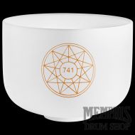 Meinl 10" Solfeggio Crystal Singing Bowl, Sol 741 Hz