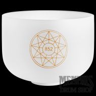 Meinl 10" Solfeggio Crystal Singing Bowl, La 852 Hz