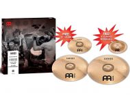 Meinl Classics Custom Brilliant Crash Cymbal Set + Free 10" Splash + Free 8" Bell