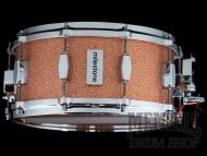 Milestone 14x6.5 Founder's Model Fiberglass Snare Drum with 10 Lugs - Copper Sparkle