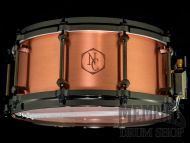 Noble & Cooley 14x6 Brushed Copper Snare Drum with Die-Cast Hoops