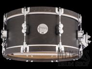 Pacific PDP 14x6.5 Concept Maple Classic Wood Hoop Snare Drum - Ebony Stain