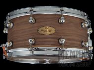 Pearl 14x6.5 Music City Custom Solid Walnut Snare Drum