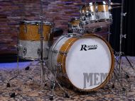 Rogers Powertone Drum Set 20/12/14 - Gold/Silver Two Tone