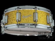 Rogers 14x5 Dyna-Sonic Snare Drum with Beavertail Lugs - Gold Sparkle Lacquer