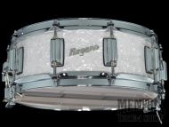Rogers 14x5 Dyna-Sonic Snare Drum with Beavertail Lugs - White Marine Pearl