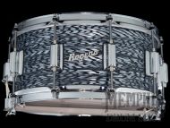 Rogers 14x6.5 Dyna-Sonic Snare Drum with Beavertail Lugs - Black Onyx