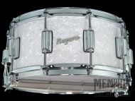 Rogers 14x6.5 Dyna-Sonic Snare Drum with Beavertail Lugs - White Marine Pearl